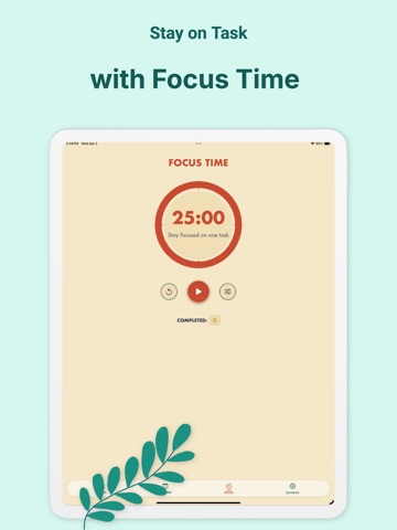 Focus Pocus – ADHD Companion iPad screenshot