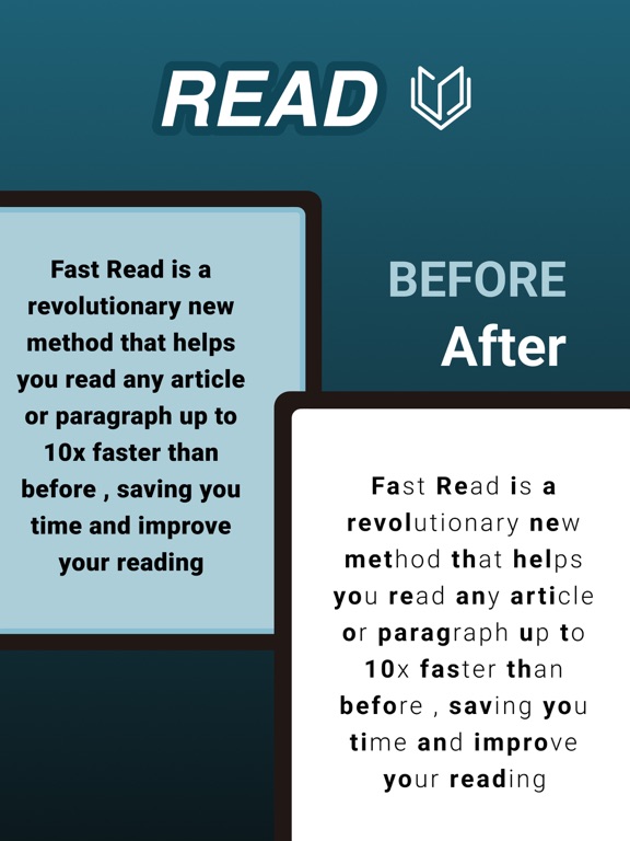 Bio Reading - Fast Read iPad screenshot 5 - Book app