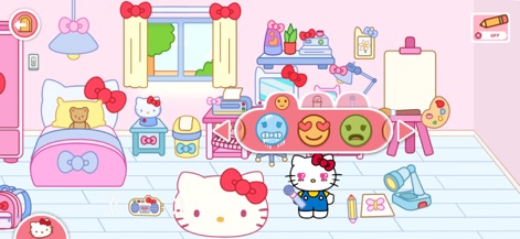 Hello Kitty And Friends World - This tool allows users to change character expressions and interact dynamically with various room objects, bringing their stories to life.