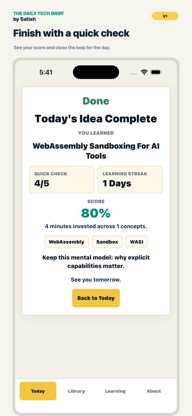 The Daily Tech Brief by Satish screenshot 3
