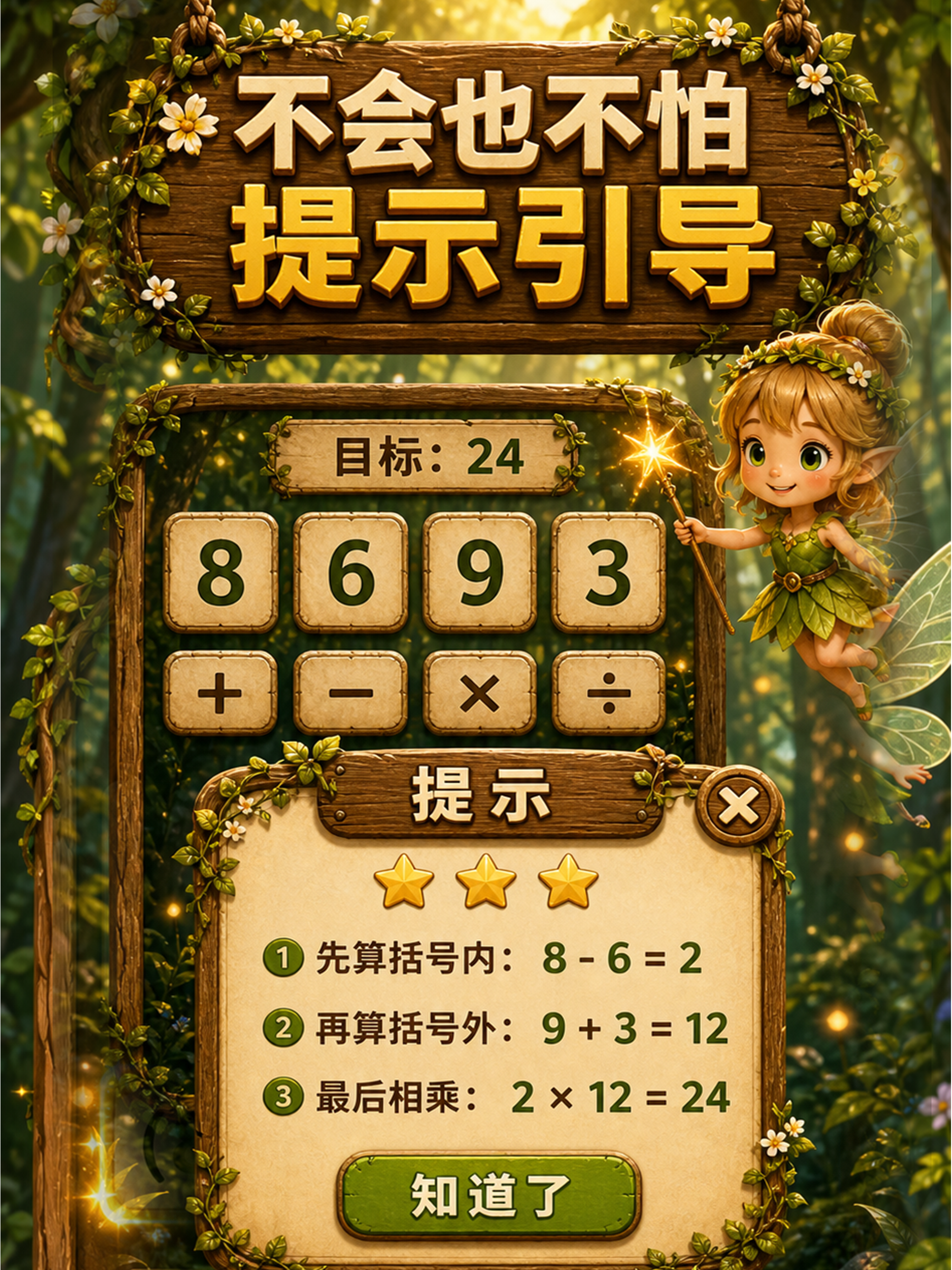 森林24点：数字益智挑战