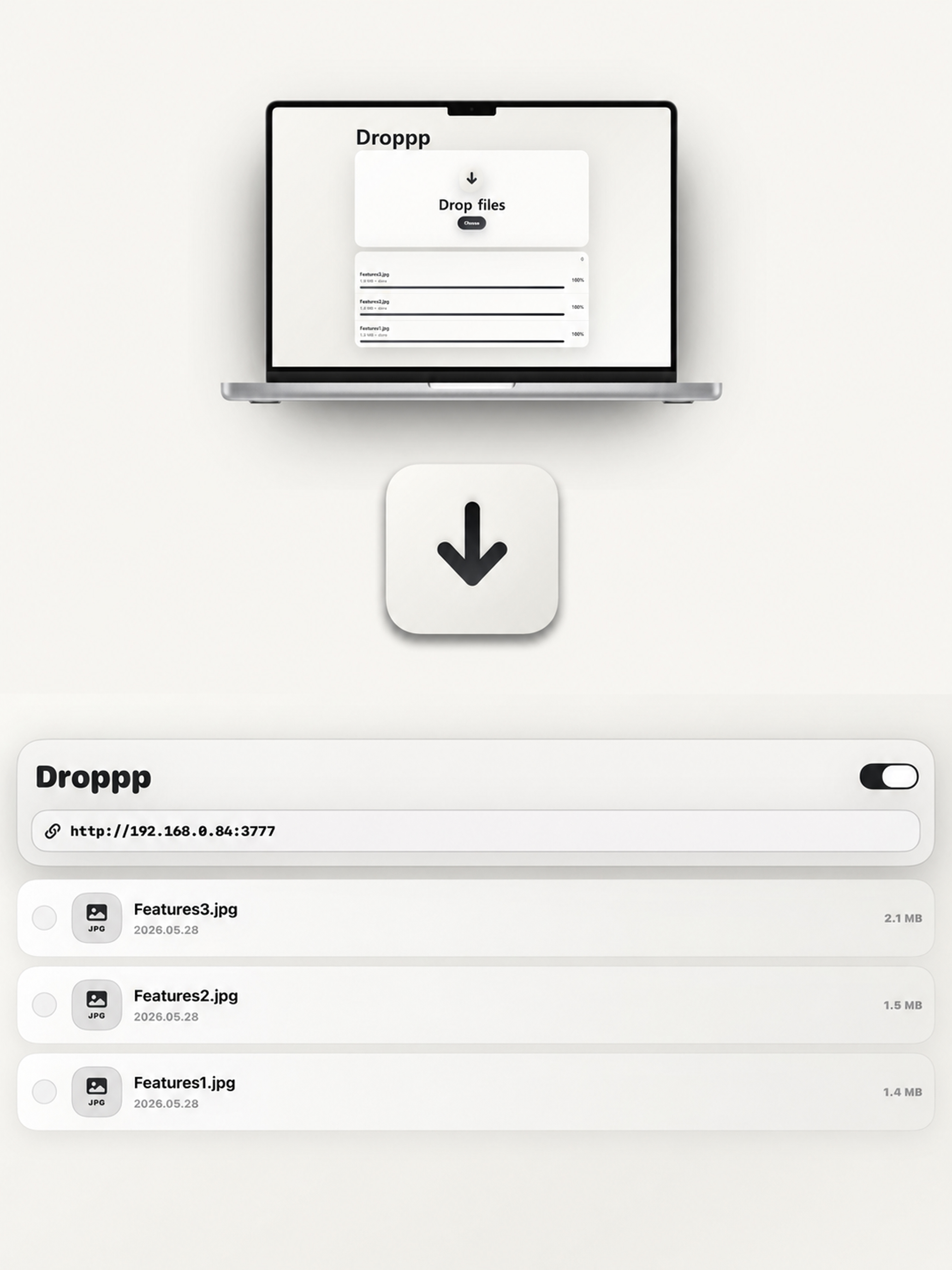 Droppp - Local Wi-Fi File Drop screenshot 11