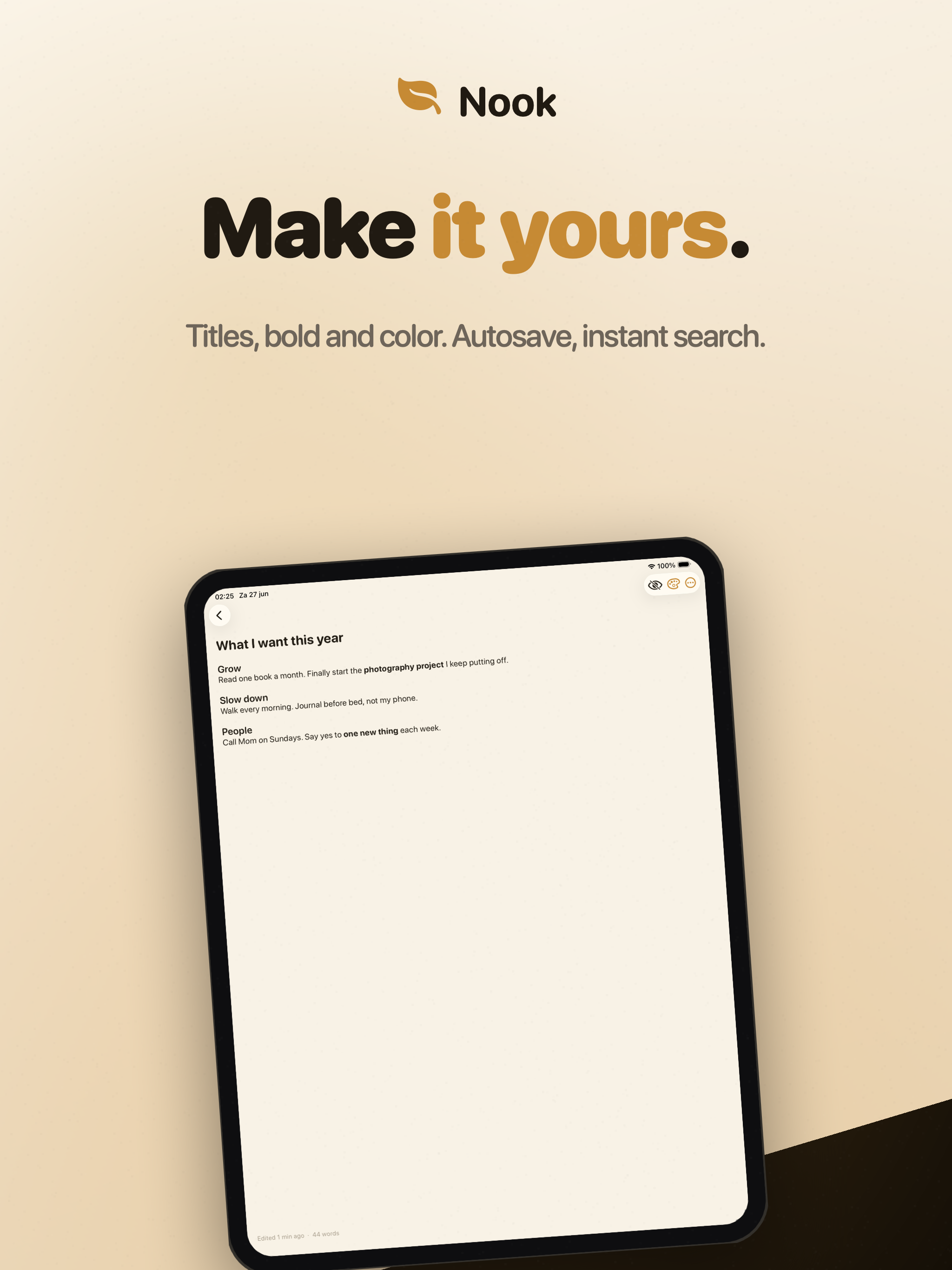 Nook - Private Notes screenshot 10