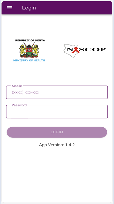 HIV eDQA app screenshot
