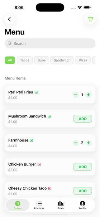 Resturant Order Management Screenshot 2 of 7