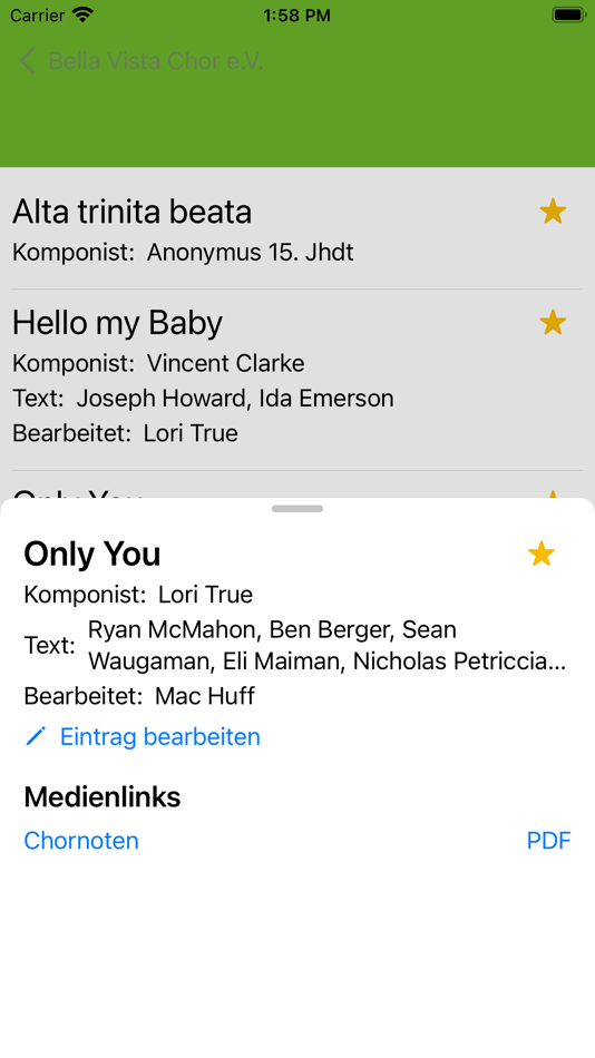 #4. Chorsystem Singste App (iOS) 由: dawesys GmbH