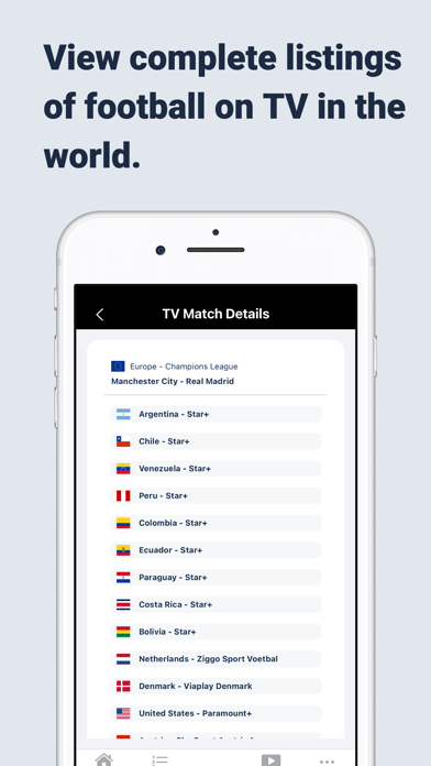 FootyTV+ Live Soccer on TV Screenshot