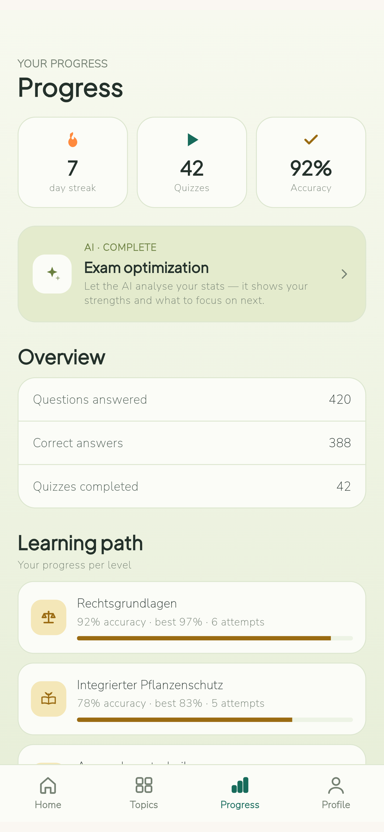 Plant Protection Study screenshot 5