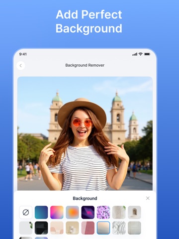 AI Background Remover - Editor iPad screenshot