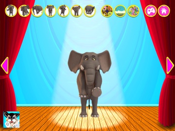 Talking Elephant King Red iPad screenshot