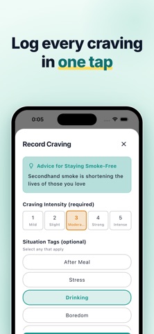 Quit Smoking: Craving Tracker Screenshot 4 of 7