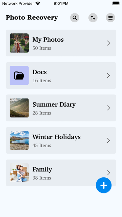 Photo Recovery - Backup & Edit Screenshot