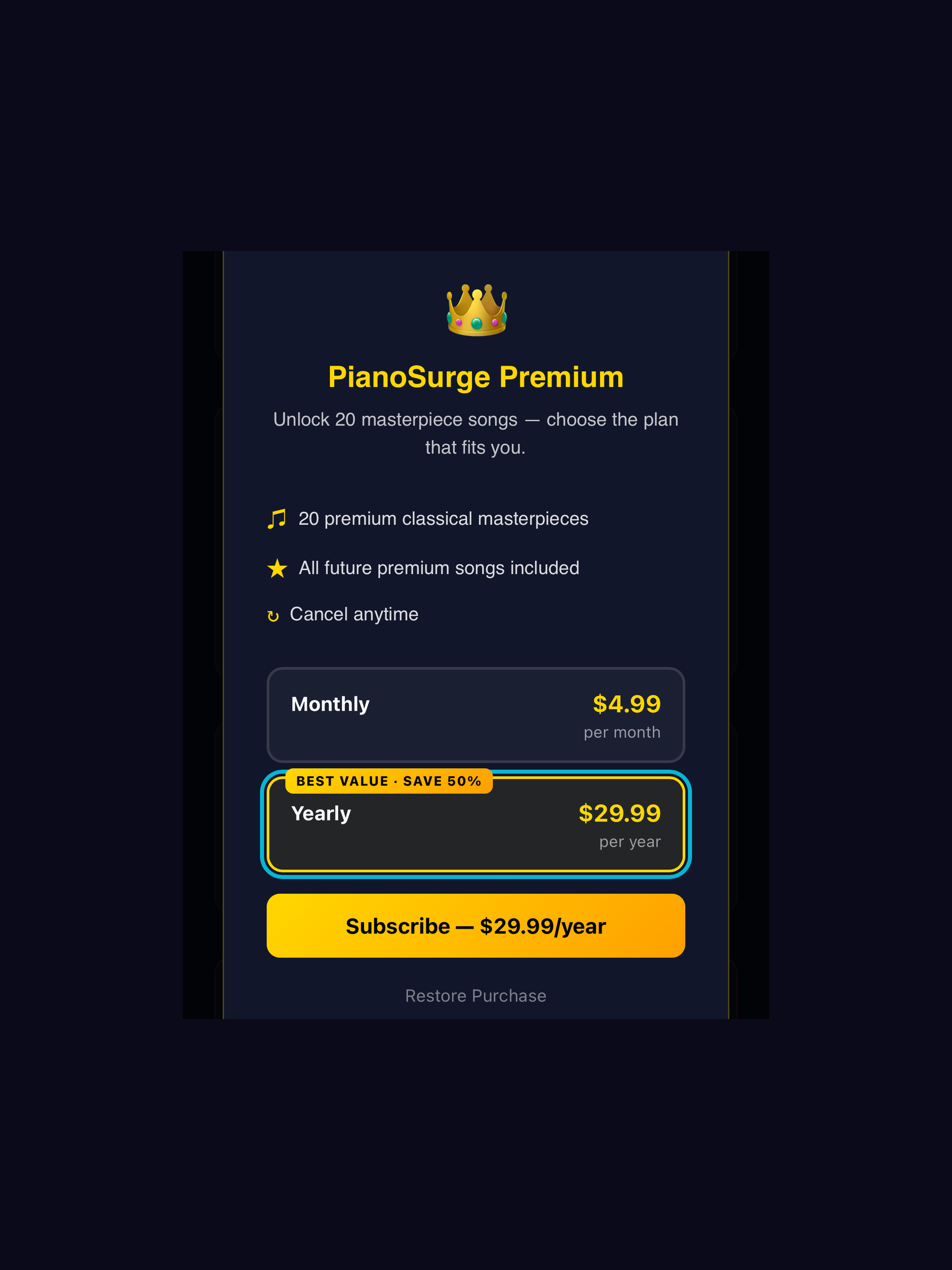 Piano Surge