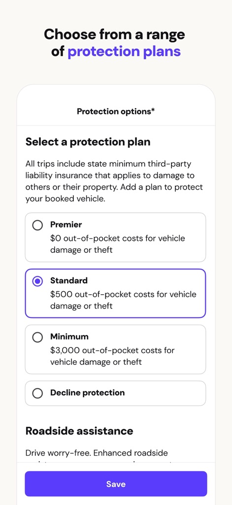 Turo — Car rental marketplace - Comprehensive Protection Plans