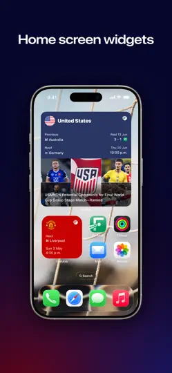 Скриншот FotMob - Футбольные результаты на iPhone 4