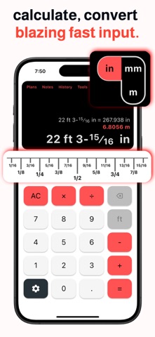 Hammer Construction Calculator Screenshot 3 of 4