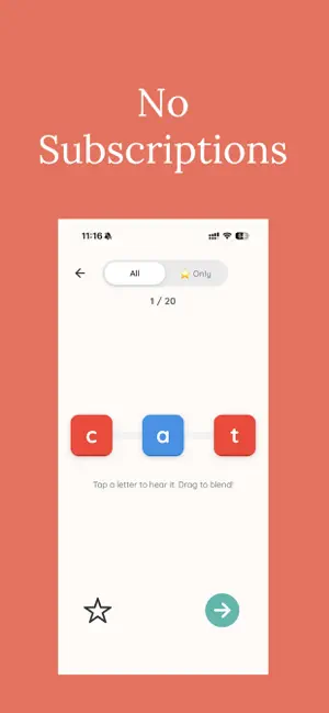 Clean Reader: Learn to Read screenshot 2