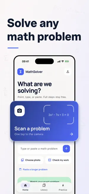 AI Math Solver – MathSolver screenshot 1