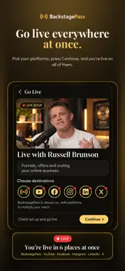 BackstagePass.com screenshot 1