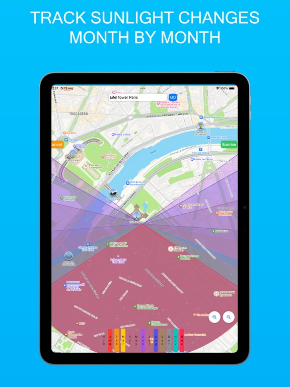 Screenshot #6 pour SunSpotter - Sunpath on a map