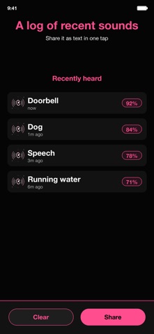 Sound ID · Baro iPhone screenshot