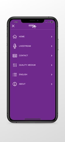 NWU FM iPhone screenshot