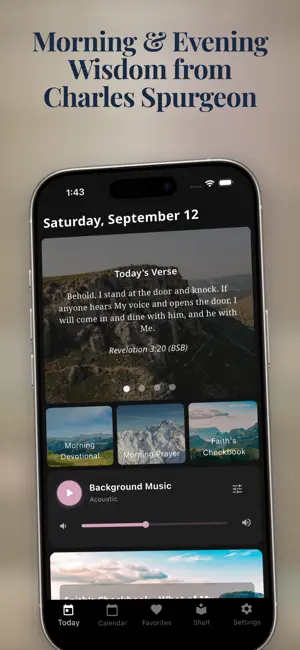 Daily Spurgeon Devotionals screenshot 1