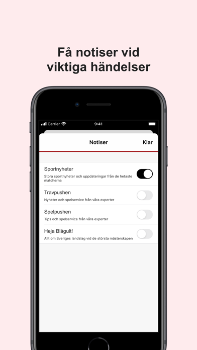 Sportbladet Screenshot