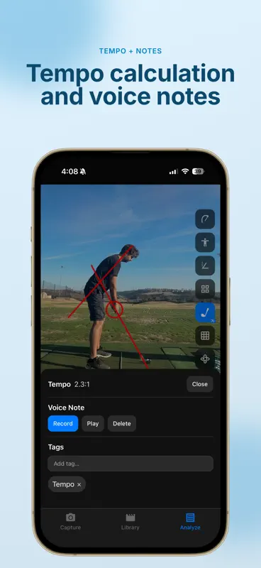 SwingDraw: Golf Swing Analyzer screenshot 5 of 6