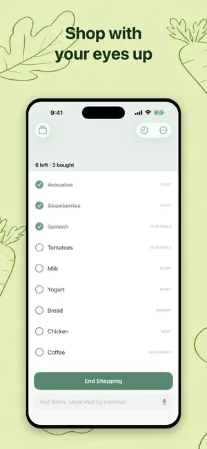 Sundry: Shopping List screenshot 2