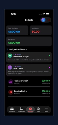 GrowFunds - Budget Planner screenshot