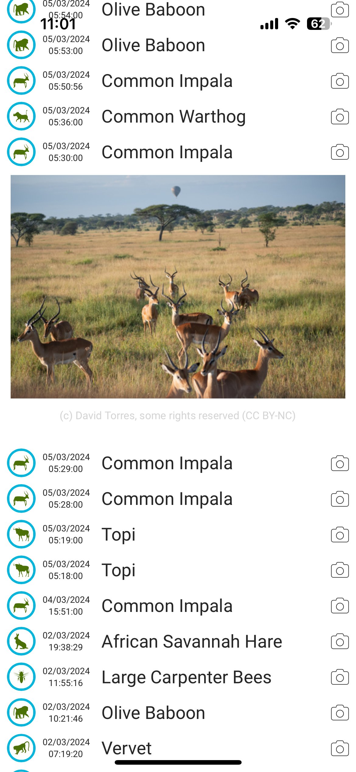 Wildspots app screenshot 3