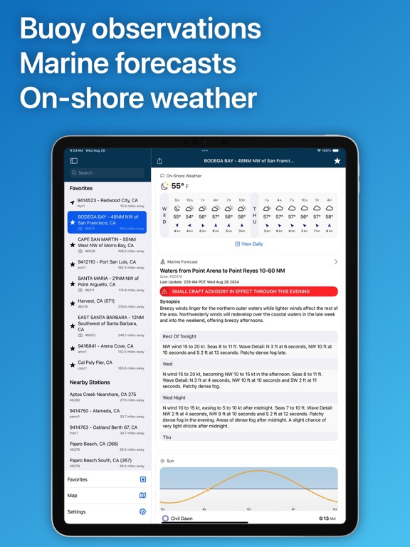 Screenshot #5 pour BuoyPro: Marine Buoy Weather