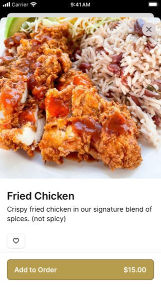 876 Jerk iPhone screenshot 3 - Food & Drink app