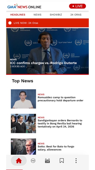 Screenshot #1 pour GMA News