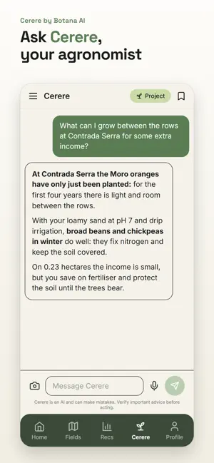 Cerere by Botana AI screenshot 1