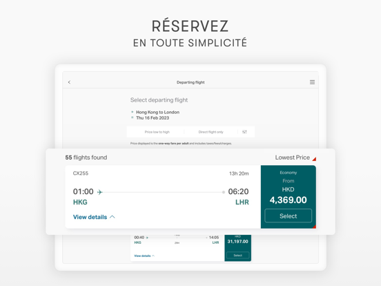 Screenshot #6 pour Cathay Pacific
