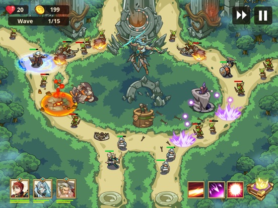 Screenshot #4 pour Kingdom War: Tower Defense TD