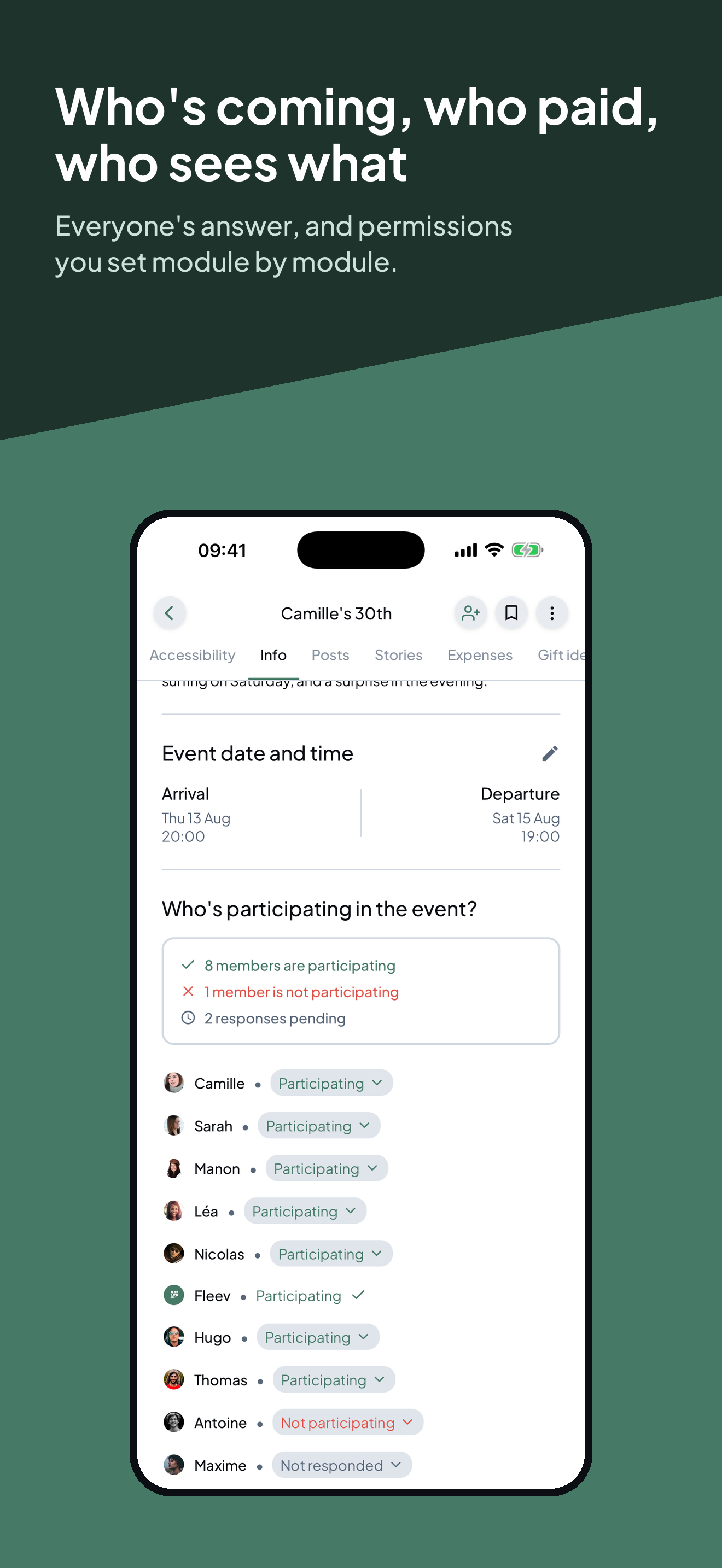 Fleev: Group Trips & Events screenshot 10