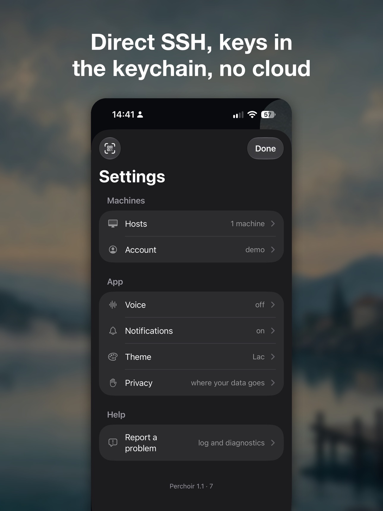 Screenshot 8 of Perchoir: Coding Agents