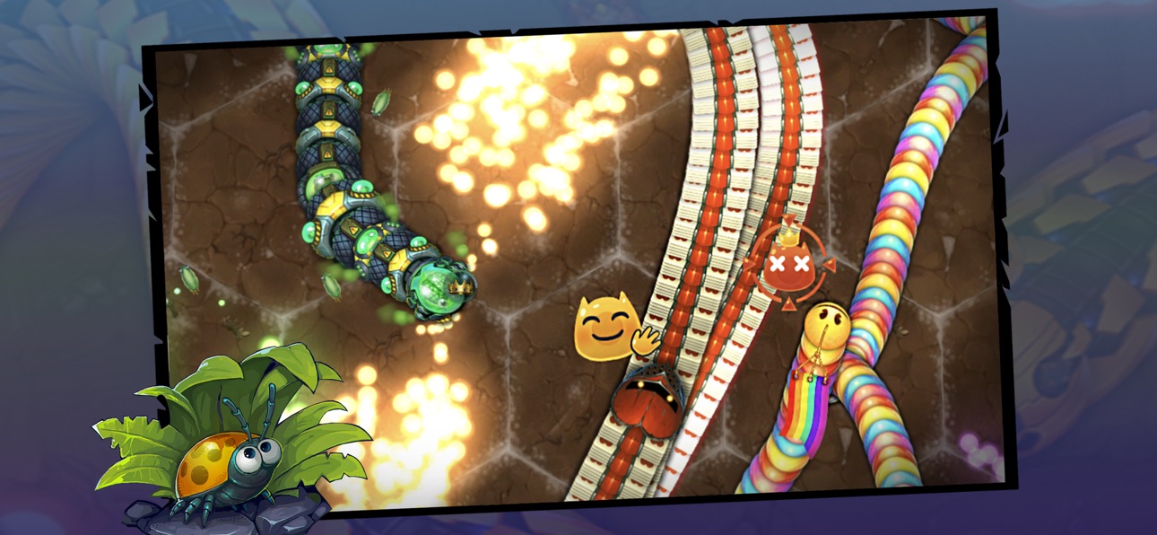 Little Big Snake: Fun .io Game iOS Mod IPA screenshot 6 - iOS game interface