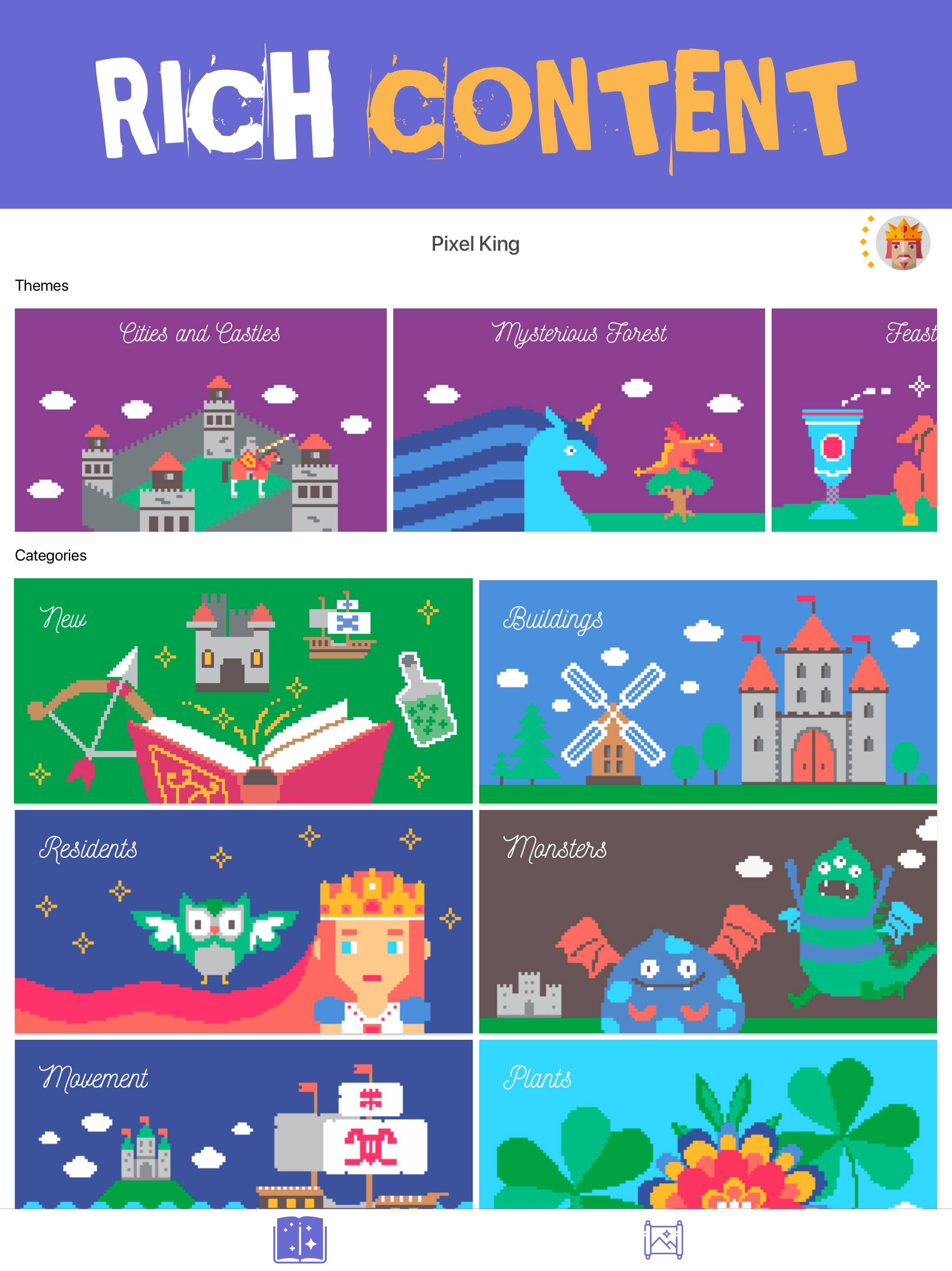 Pixel King: Coloring Book RPG screenshot 11