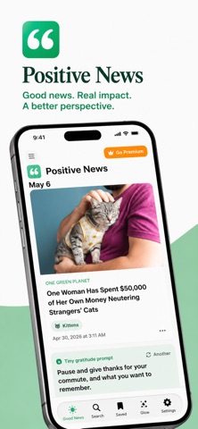 Positive News Screenshot 1 of 6