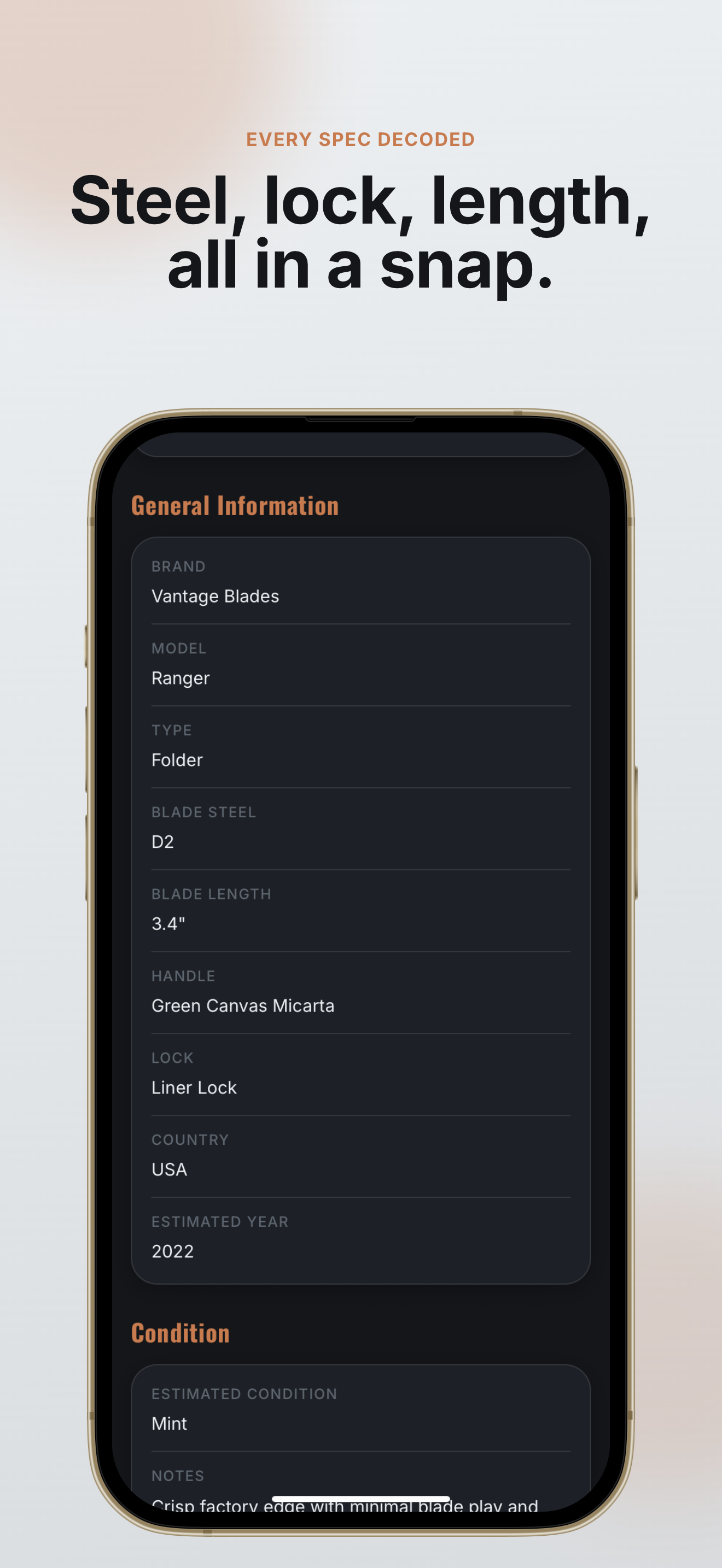 KnifeID: AI Knife Value Scan screenshot 5
