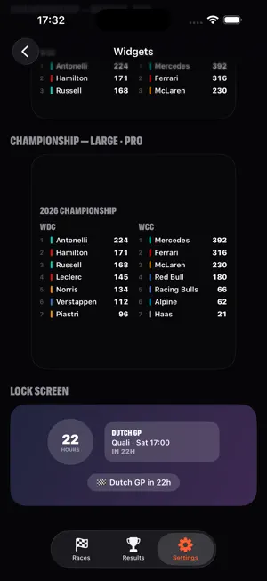 Apex: Formula Race Widgets screenshot 2