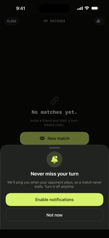 Word Chain Duel iPhone screenshot
