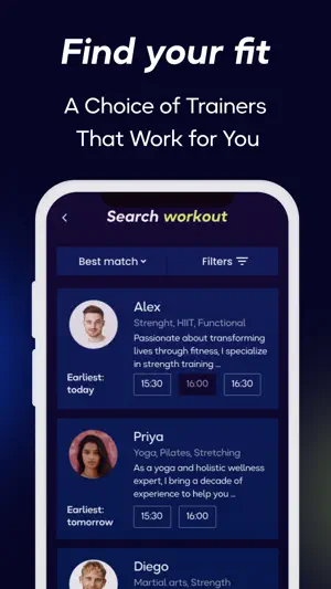 Buttn: Live Personal Training screenshot 4