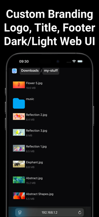 PocketServer: Folder Sharing Screenshot 5 of 5