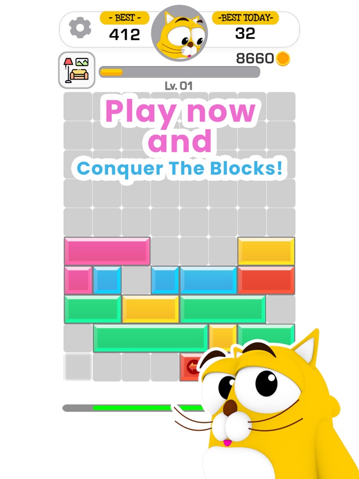 Cool Cats Block Slide