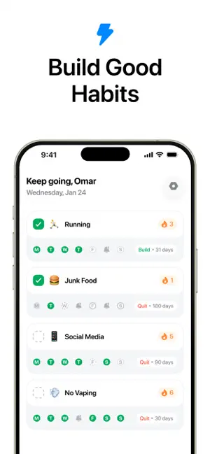 Supawill - Build Good Habits screenshot 1